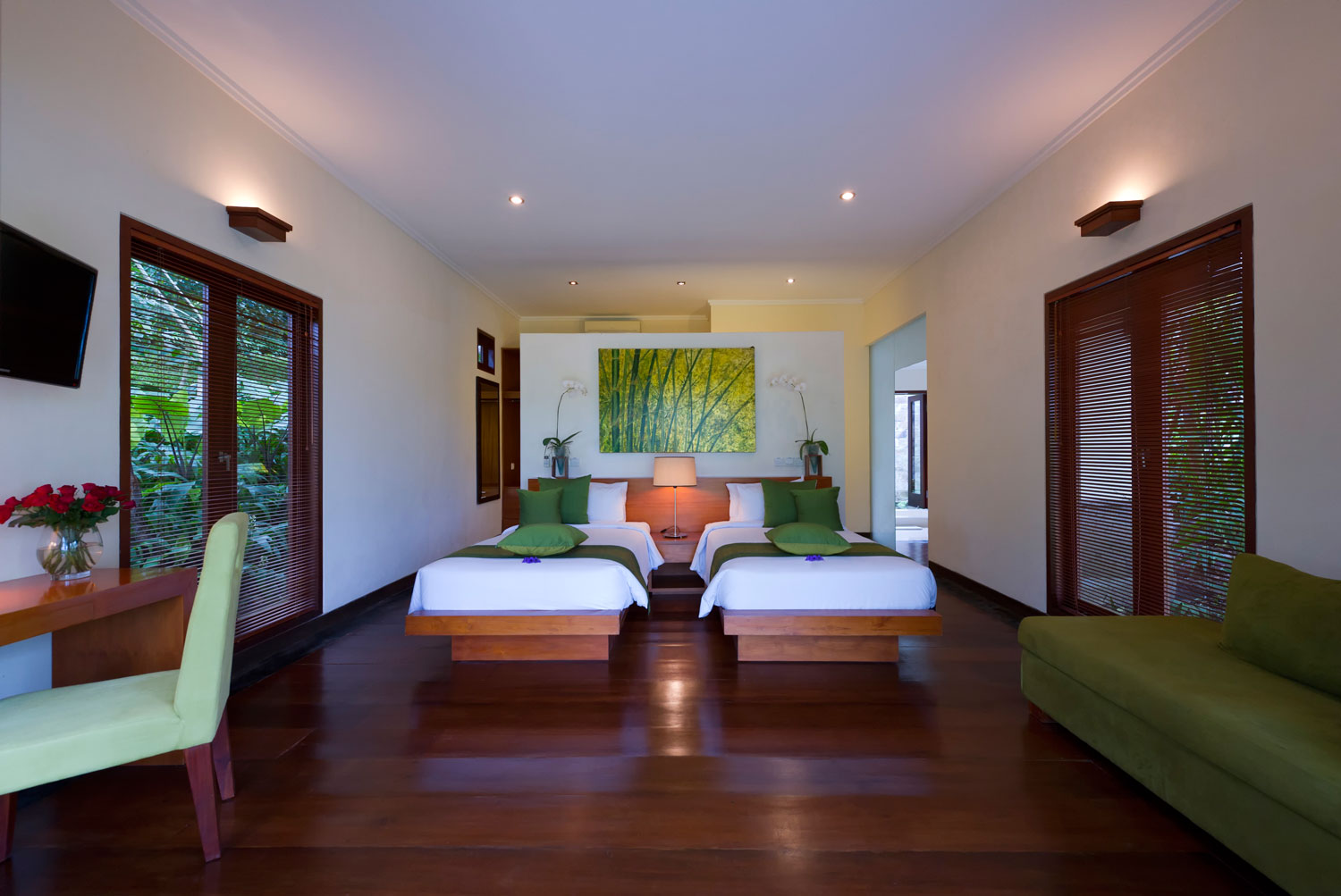 Arsana Estate green guest suite