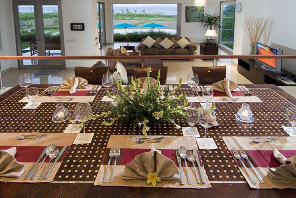 Bali Villa Sanur Residence - Beachfront Villas Building dining room