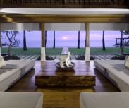 Bali Villa The Istana Istana living room sunset