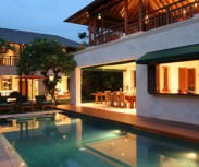 Bali Villa Shinta Dewi Evening overview