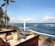 Bali Villa Majapahit- Raj Beach desk at raj villa