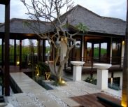 Bali Villa Coraffan Dining view from outside