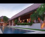 Bali Villa Nalina Evening overview