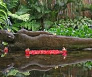 Bali Villa Nalina Lying buddha on koi pond