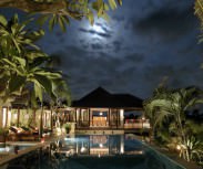 Bali Villa Coraffan Dining roomseen from bedroom