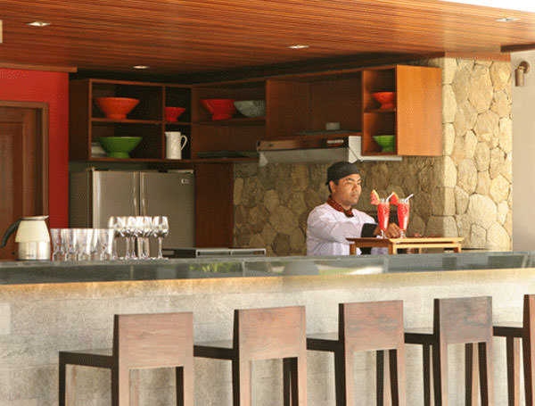 Bali Villa Asta Breakfast bar area