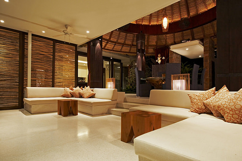 Villa Tukad Pangi relaxed living room lounge