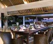 Bali Villa Atas Ombak Beach front villa dining room