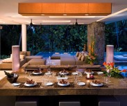 Bali Villa Niloufar Table set up