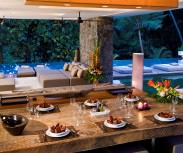 Bali Villa Niloufar Table set up