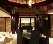 Villa Tukad Pangi offers romantic dining by the pool