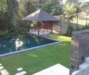 Villa Tukad Pangi morning pool view