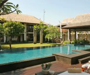 Bali Villa Ramadewa View across pool from living room