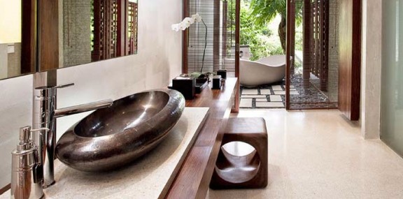 Villa Tukad Pangi modern design bathroom