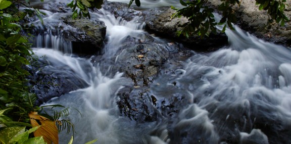 Villa Tukad Pangi river waterfall