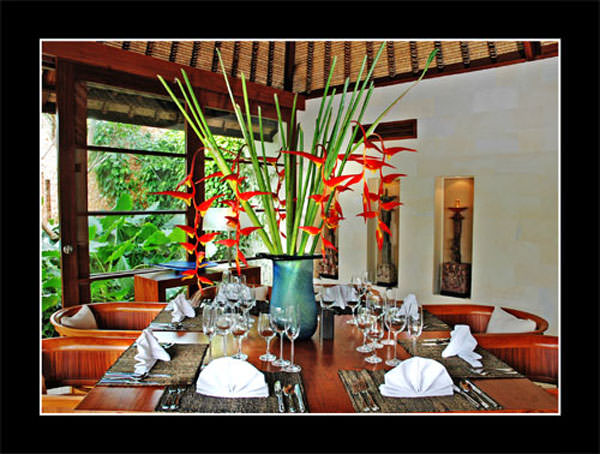 Bali Villa Ramadewa Magnificent dining