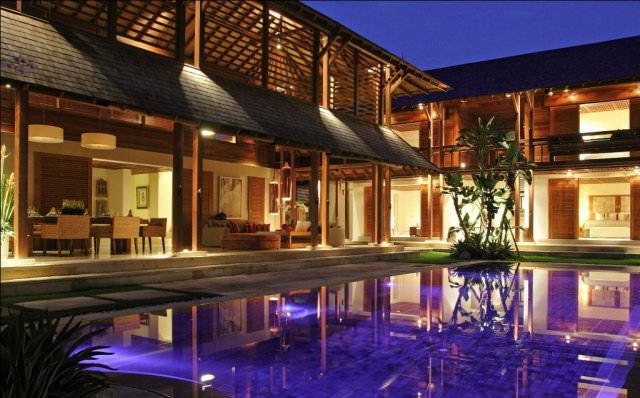 Bali Villa Windu Sari Night photo